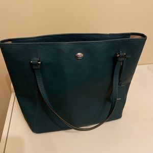 Green-Blue Coach Purse